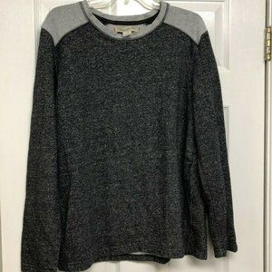 Tommy Bahama Mens Gray Pullover Fleece L